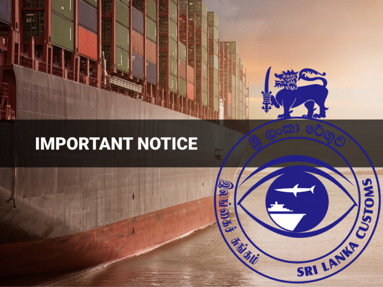 News And Notices – Sri Lanka Customs